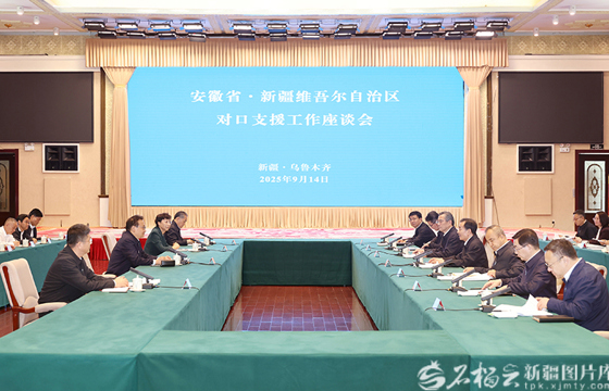 安徽省黨政代表團來(lái)疆考察對接對口支援與合作發(fā)展工作